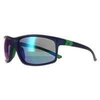 Smarty Sunglasses SA2210 D Matte Navy Green Green Grey Flash