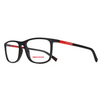 Prada Sport Glasses Frames PS03QV DG01O1 Black Rubbered Men