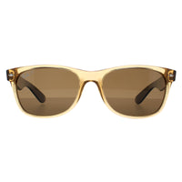 Ray-Ban Sunglasses New Wayfarer 2132 945/57 Honey Crystal Brown Polarized 55mm