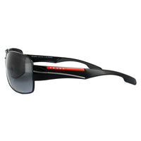 Prada Sport Sunglasses 53NS 7AX5W1 Black Grey Gradient Polarized