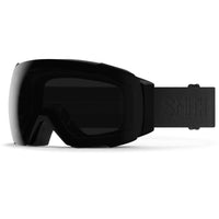 Smith Ski Goggles I/O Mag 0JZ 4Y Blackout ChromaPop Sun Black & CP Storm Blue Sensor Mirror