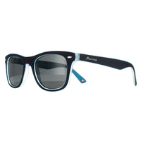 Montana Sunglasses MP41 C Black Blue Rubbertouch Grey Polarized
