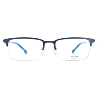 Police Glasses Frames Score 2 VPL290 0KAB Blue Men