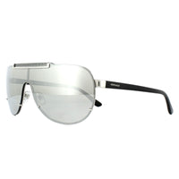 Versace Sunglasses VE2140 10006G Silver Light Grey Silver Mirror