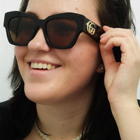 Gucci Sunglasses GG1422S 003 Tortoise Brown