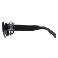 Celine Sunglasses Triomphe CL40238U 01A Shiny Black Smoke Grey