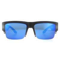 Spy Sunglasses Cyrus 50/50 6700000000060 Matte Black Ice HD Plus Grey Green With Dark Blue Spectra Mirror
