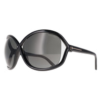 Tom Ford Sunglasses Bettina FT1068 01A Shiny Black Dark Grey