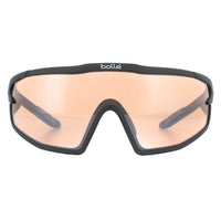 Bolle Sunglasses B-Rock Pro 12627 Matte Black Phantom Vermillon Gun Photochromic