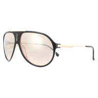 Carrera Sunglasses Hot 65 KDX/G4 Black Nude Brown Mirror