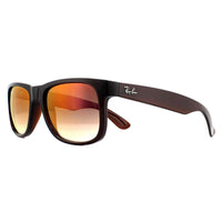 Ray-Ban Sunglasses Justin 4165 714/S0 Brown Brown Gradient Mirror Red
