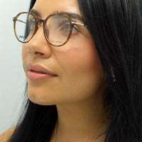 INVU Glasses Frames B4117 B Honey Tortoise Demi Gold Men Women