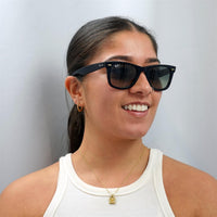 Ray-Ban Sunglasses Wayfarer 2140 127771 Top Grey On Havana Grey Gradient