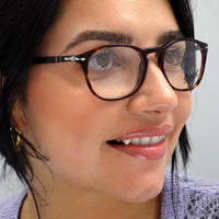 Persol Glasses Frames PO3007V 1136 Brown Striped Men