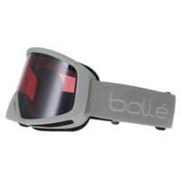 Bolle Ski Goggles Bedrock Plus BG008003 Matte Lightest Grey Vermillon Gun