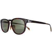 David Beckham Sunglasses DB7040/F/S 086 QT Dark Havana Green