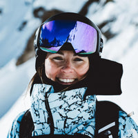 Smith Ski Goggles 4D Mag 0JX 4B Black ChromaPop Everyday Blue Mirror & CP Storm Blue Sensor Mirror