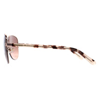 Kate Spade Sunglasses Bethann AU2 G4 Rose Gold Brown Gradient Mirror