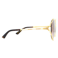 Gucci Sunglasses GG0595S 004 Gold and Ivory Brown Gradient