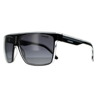 Carrera Sunglasses 22/N 80S 9O Black White Dark Grey Gradient