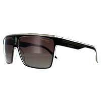 Carrera Sunglasses 22 2M2/LA Black Gold Brown Polarized