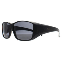 Montana Fit Over Glasses Sunglasses FO4 Matte Black Smoke Polarized
