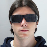 Oakley Sunglasses Batwolf OO9101-58 Polished Black Prizm Sapphire