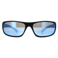 Bolle Sunglasses Anaconda BS027008 Matte Black Sky Blue Polarized