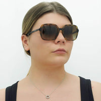Ralph by Ralph Lauren Sunglasses RA5291U 500313 Shiny Dark Havana Brown Gradient