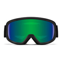 Smith Ski Goggles Snowday Jr 0DY C5 Black Green Sol-X Mirror