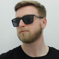 Emporio Armani Sunglasses EA4047 506381 Rubber Black Grey Polarized