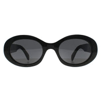 Celine Sunglasses CL40194U Triomphe 03A Sparkly Black with Gold Grey