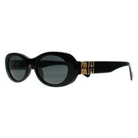Miu Miu Sunglasses MU06ZS 1AB5S0 Black Dark Grey