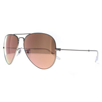 Ray-Ban Sunglasses Aviator 3025 019/Z2 Silver Brown Mirror Pink