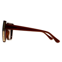 Guess Sunglasses GF6178 45B Shiny Light Brown Brown Gradient