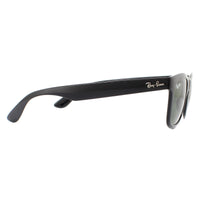 Ray-Ban Sunglasses RB4640 601/31 Shiny Black Green G-15