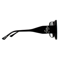 Jimmy Choo Sunglasses TARA/S DXF 9O Black Glitter Dark Grey Gradient