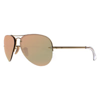 Ray-Ban Sunglasses 3449 001/2Y Gold Copper Mirror