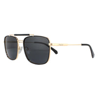 Polaroid Sunglasses PLD 2111/S 2M2 M9 Black Gold Grey Polarized
