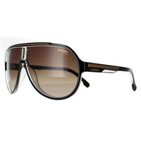 Carrera Sunglasses 1057/S 2M2 HA Black Gold Brown Gradient