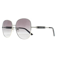 Guess Sunglasses GF6190 10B Shiny Light Nickeltin Grey Gradient