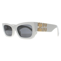 Miu Miu Sunglasses MU09WS 1425S0 White Dark Grey