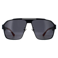 Police Sunglasses SPLL08M Summit 1 8YZP Matte Dark Grey Smoke Polarized