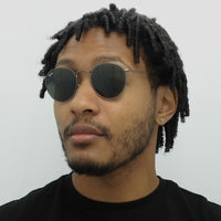 Ray-Ban Sunglasses Round Metal 3447 029 Gunmetal Green 50