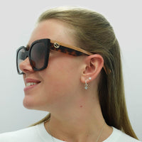 Gucci Sunglasses GG1300S 003 Havana Crystal Brown Gradient