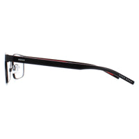 Hugo by Hugo Boss Glasses Frames HG 1005 BLX Matte Black Red Men