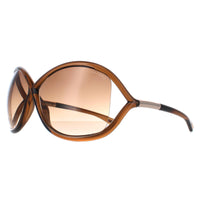 Tom Ford Sunglasses 0009 Whitney 692 Crystal Brown Brown Gradient