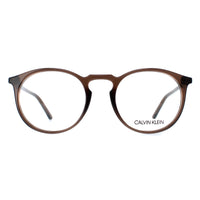 Calvin Klein Glasses Frames CK19517 201 Crystal Dark Brown Men
