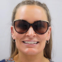 Ralph by Ralph Lauren Sunglasses 5150 109013 Dark Brown Brown Orange Gradient