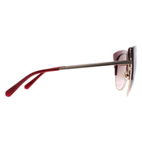 Kate Spade Sunglasses Abinaya YEP HA Gold Burgundy Gradient